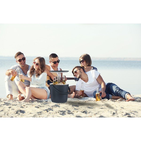 Tavolo da giardino in plastica con vaschetta per il ghiaccio ø 38 cm Go - Keter-image-1