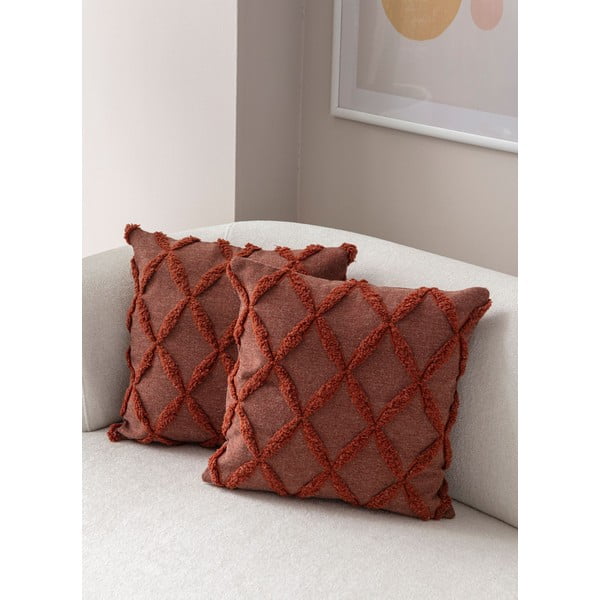 Federe decorative in set 2 pz 43x43 cm Tuffet – Mioli Decor-image-2