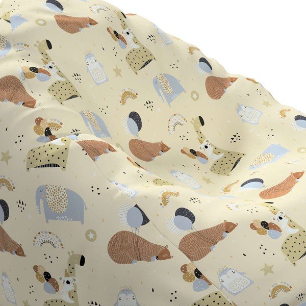 Pouf a sacco per bambini beige Magic  – Yellow Tipi-image-1