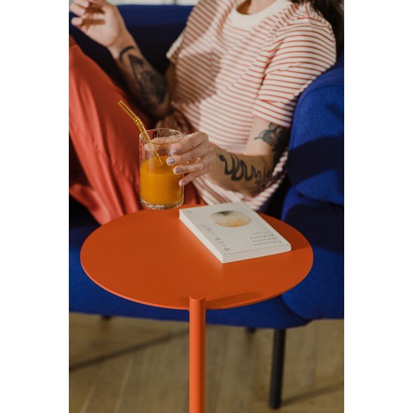 Tavolino rotondo in acciaio 41x40 cm Ande – noo.ma-image-4