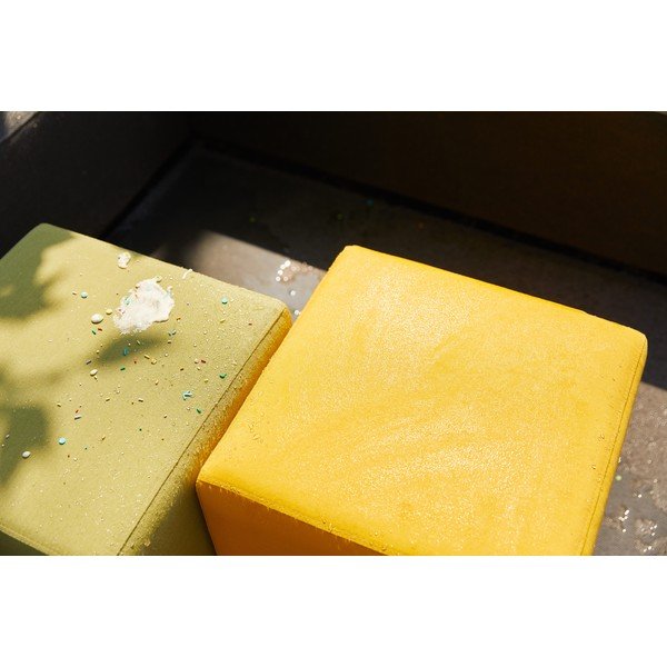 Pouf da giardino giallo Alex - Hartman-image-2