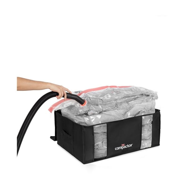 Scatola di stoccaggio nera con imballaggio sottovuoto Black Edition, volume 210 l - Compactor-image-2
