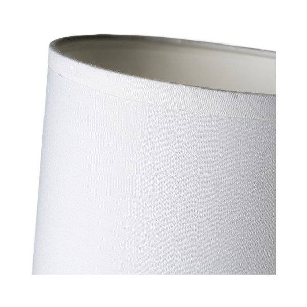 Lampada da tavolo in vetro con paralume in tessuto (altezza 29 cm) - Casa Selección-image-2