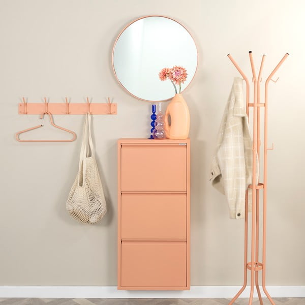 Attaccapanni da parete color salmone in metallo 70 cm Fusion – Spinder Design-image-4