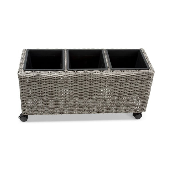 Vaso da giardino grigio naturale - Bonami Essentials-image-4