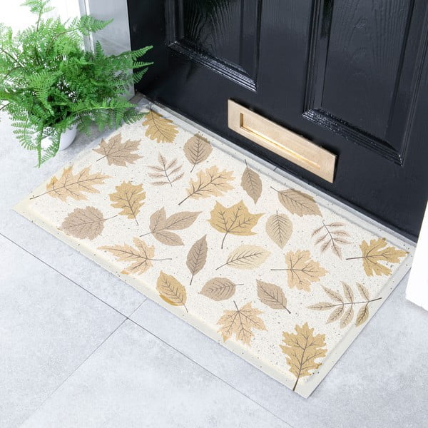 Zerbino 40x70 cm Autumn Neutral Leaves – Artsy Doormats-image-1