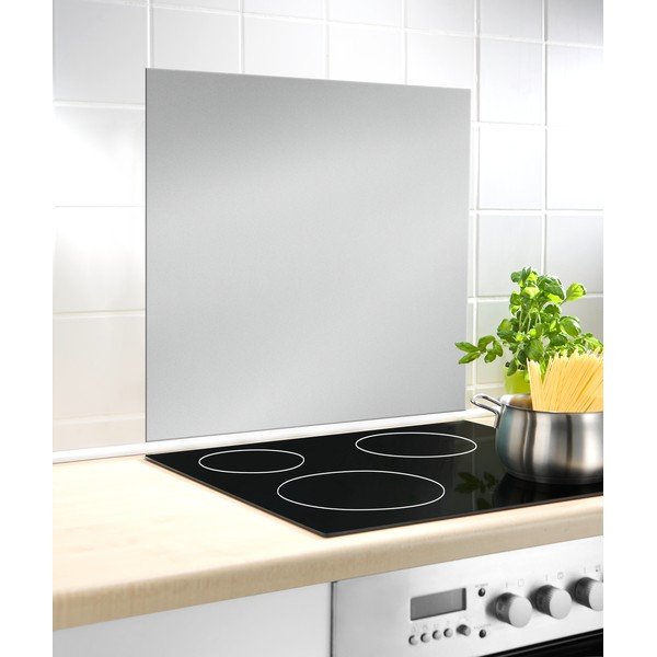 Rivestimento in vetro per stufa in argento , 70 x 60 cm - Wenko-image-3