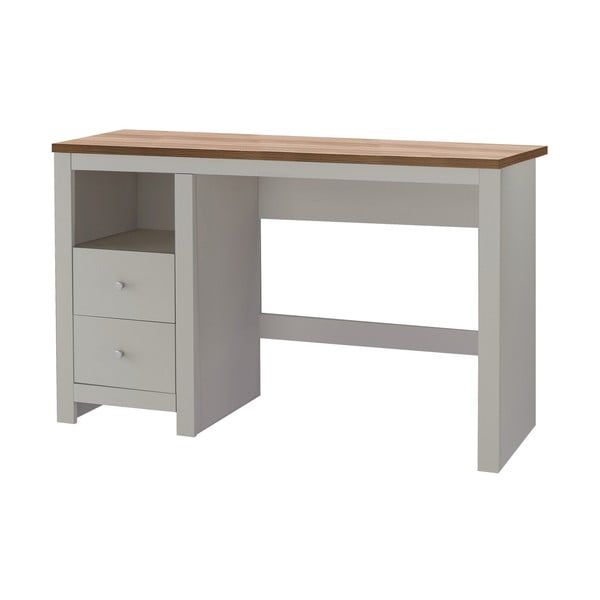 Scrivania con piano effetto rovere 50x120 cm Emerald - Støraa-image-2