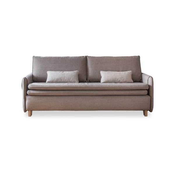 Divano letto marrone chiaro 207 cm Simon - Miuform-image-3