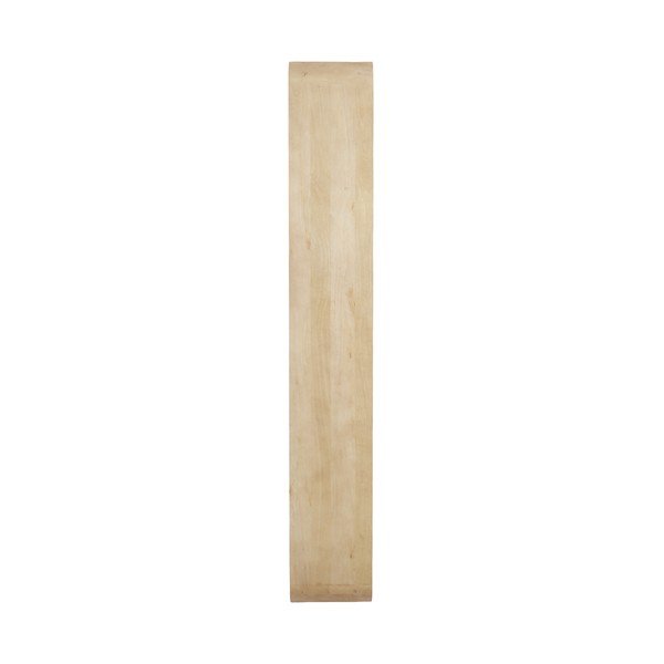 Scaffale colore naturale chiaro in mango massiccio 100x200x30 cm Labare – Light & Living-image-3