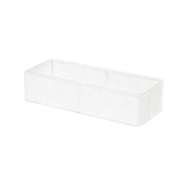 Organizzatore da bagno bianco, 12 x 30 cm Stan - Compactor-image-3