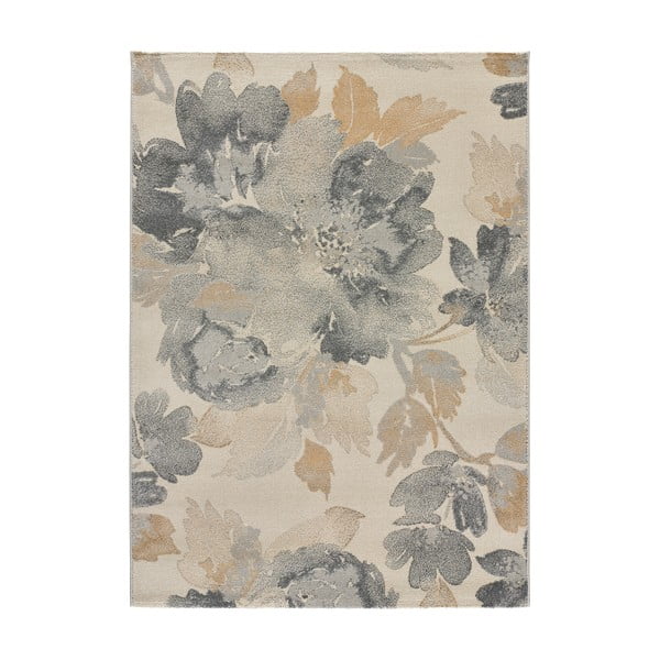 Tappeto grigio-beige 200x140 cm Flores Sunset - Universal