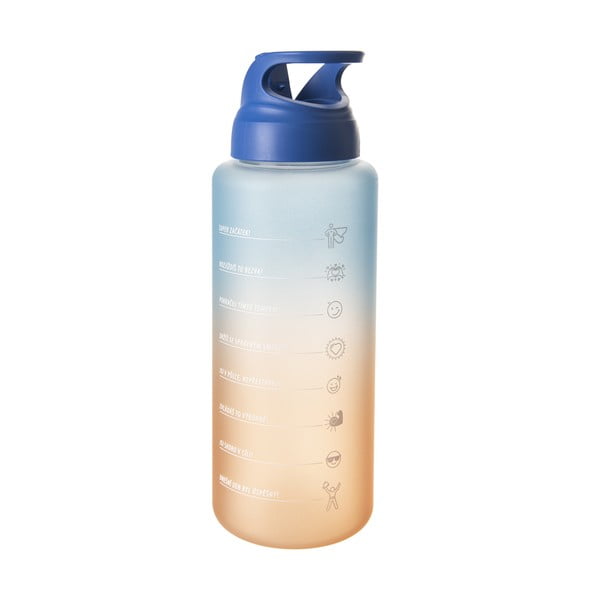 Bottiglia tritan arancio-blu 1 l Moly - Orion-image-3