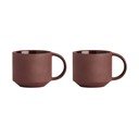 Tazze in set color terracotta in terracotta 2 pz Yuka – OYOY Living Design