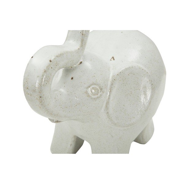 Statuetta decorativa in ceramica Elefante, altezza 23 cm - Mauro Ferretti-image-3