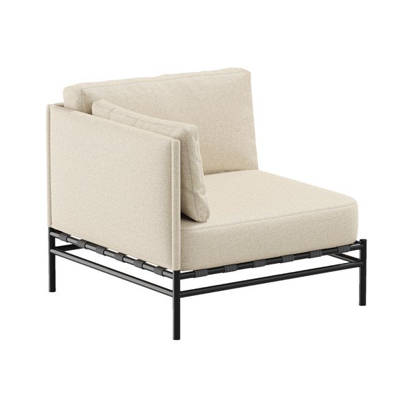 Modulo divano da giardino variabile beige Dandy - Sit Sit