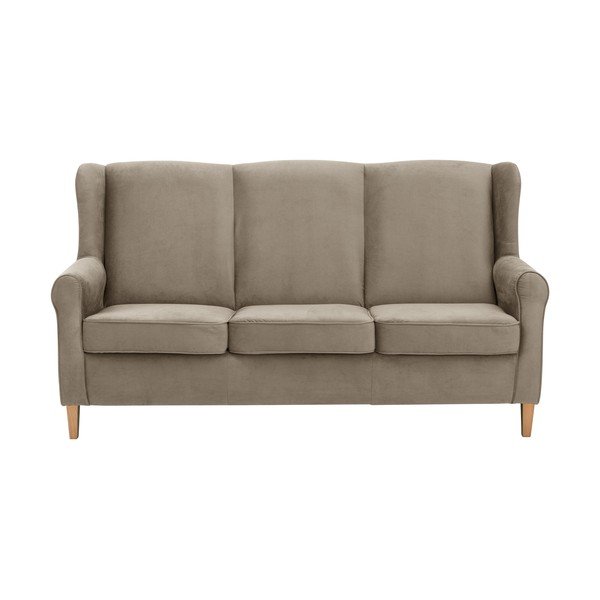 Divano in velluto marrone, 193 cm Lorris - Max Winzer
