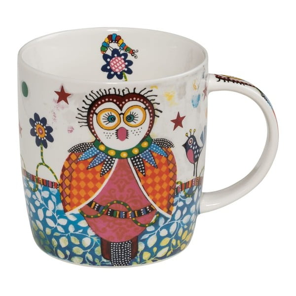 Tazza in porcellana Maxwell & Williams Smile Style Boobook, 400 ml - Maxwell & Williams