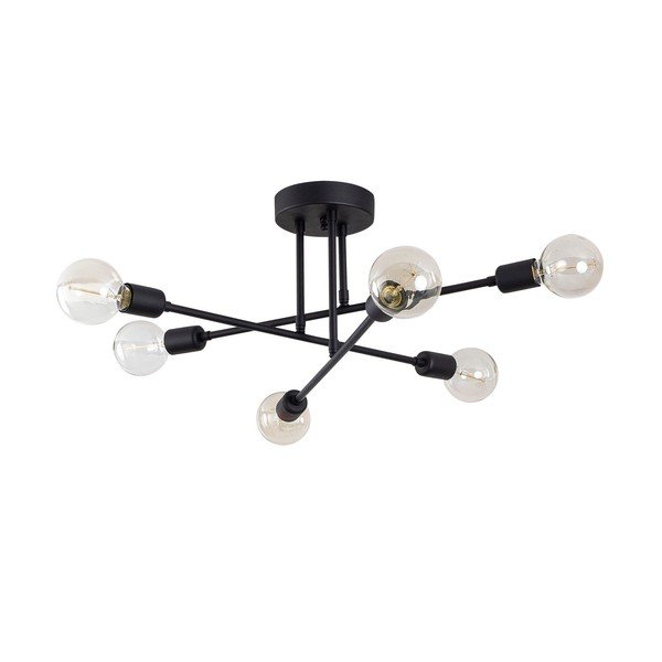 Plafoniera nera 64x64 cm Flower – Opviq lights