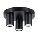 Plafoniera nera Castro – Sollux