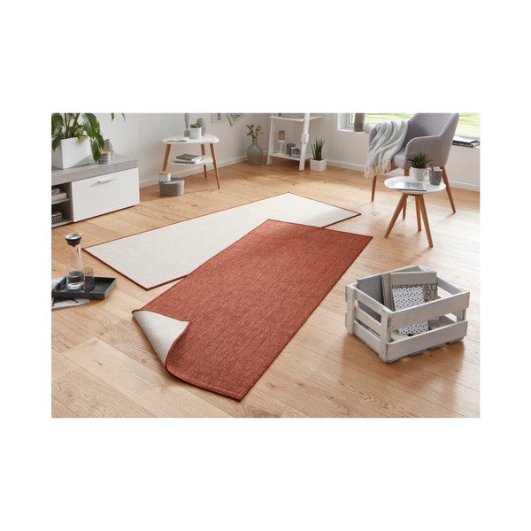 Tappeto da esterno rosso mattone , 80 x 350 cm Miami - NORTHRUGS-image-2