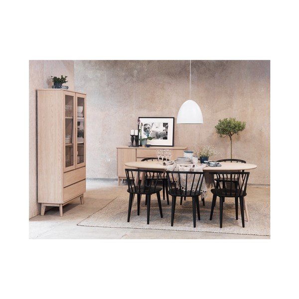 Vetrina in legno di rovere sbiancato YuRAi - Rowico-image-2