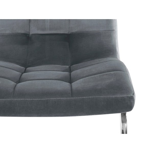 Sedie da pranzo colore grigio in velluto set di 2 pz Lola - Støraa-image-4