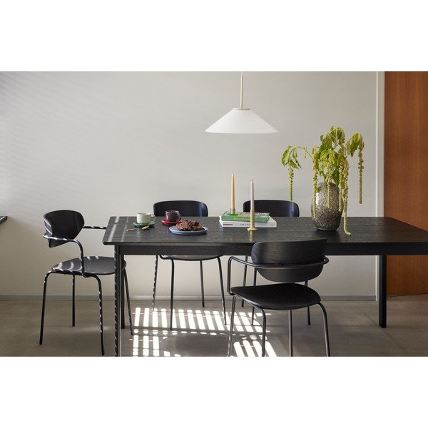 Tavolo da pranzo nero 95x195 cm Dapper - Hübsch-image-1