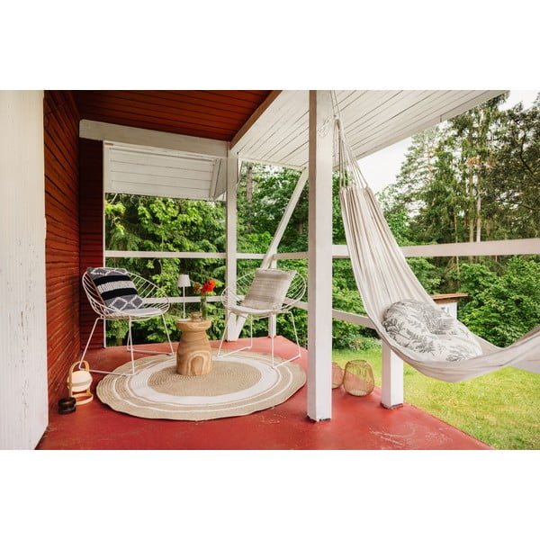 Tappeto rotondo per esterni in colore naturale ø 150 cm - NORTHRUGS-image-2