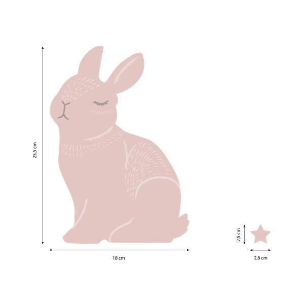 Foglio adesivo 30x42 cm Vintage Rabbit - Lilipinso-image-2