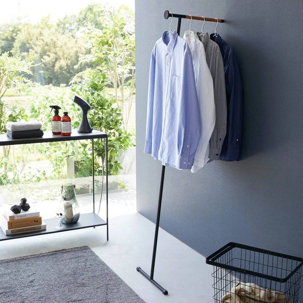 Attaccapanni da parete nero in metallo 38,5 cm Tower – YAMAZAKI-image-2