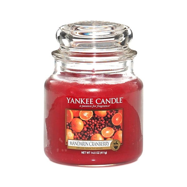 Candela profumata Mandarin with Cranberry, durata di combustione 65 ore Mandarin Cranberry - Yankee Candle