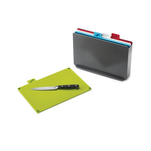 Set di supporti grigio scuro con 4 tavole , 30,5 x 23,3 cm Index - Joseph Joseph-image-1
