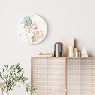Orologio da parete in vetro ø 30 cm Feminine line - Styler