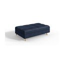 Pouf blu scuro Ariella - Ropez