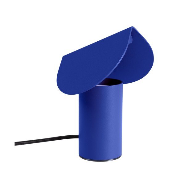 Lampada da tavolo LED blu scuro in alluminio (altezza totale 15 cm) BISCUIT – Thoro