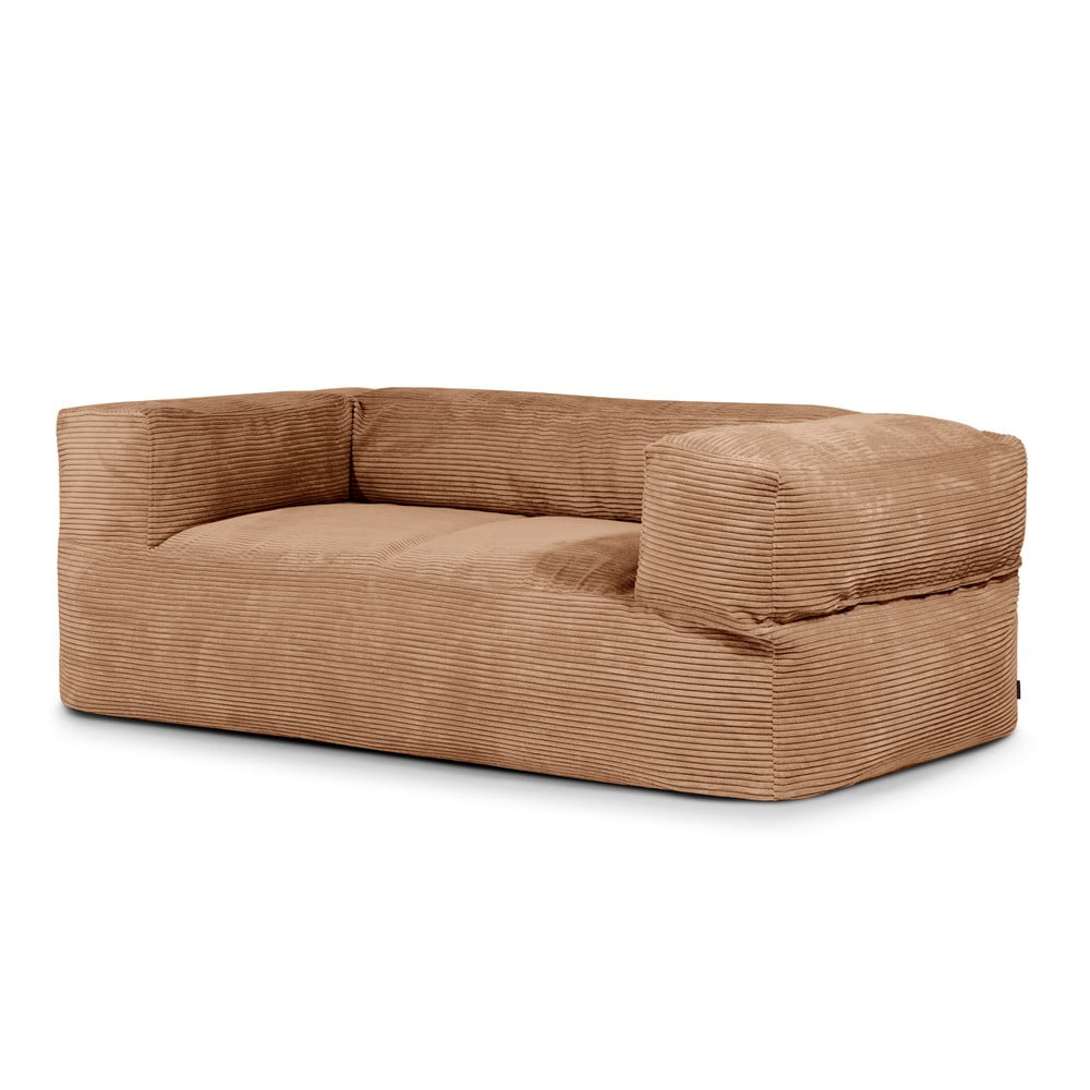 Puof a sacco marrone con rivestimento in velluto a coste Sofa MooG – SLOWDOWN | Pouf a sacco