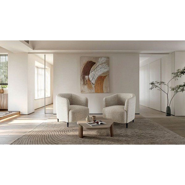 Poltrona color crema Galbe – Ghado-image-1