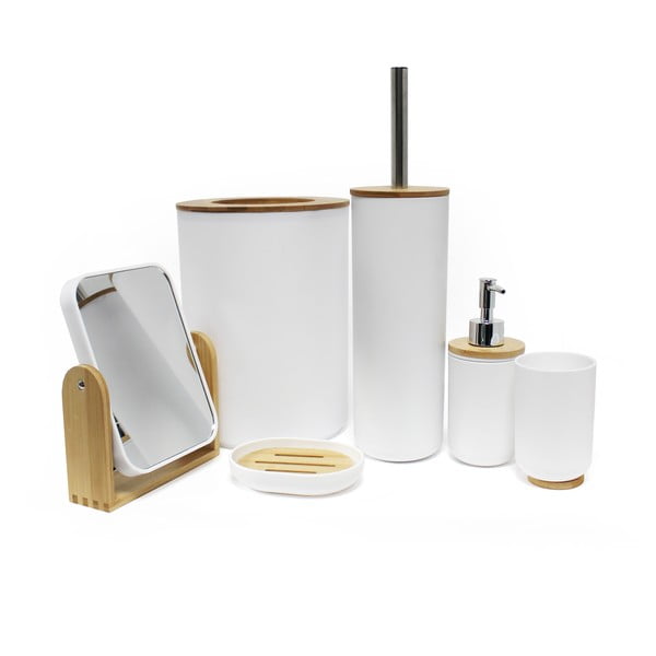 Dispenser per sapone bianco in plastica 91 ml Smart – douceur d'intérieur-image-2