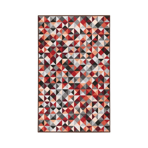 Tappeto rosso/grigio lavabile 160x230 cm Ignite – Mila Home