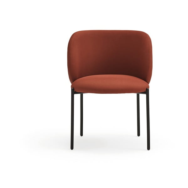 Set di sedie da pranzo rossa in imbottito 2 pz Mogi – Teulat-image-3