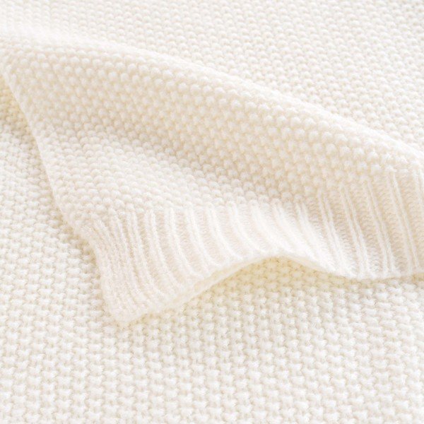 Coperta a maglia 125x150 cm Tricotine - douceur d'intérieur-image-2