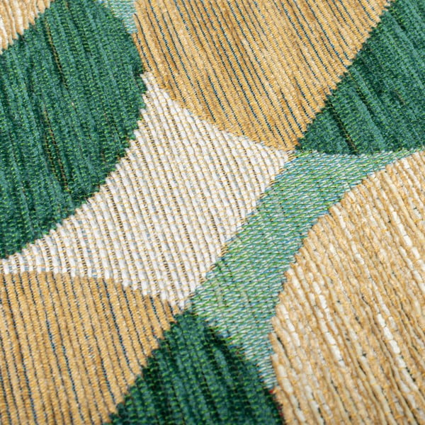 Tappeto giallo-verde 120x170 cm Carlos Circle Geo - Flair Rugs-image-3