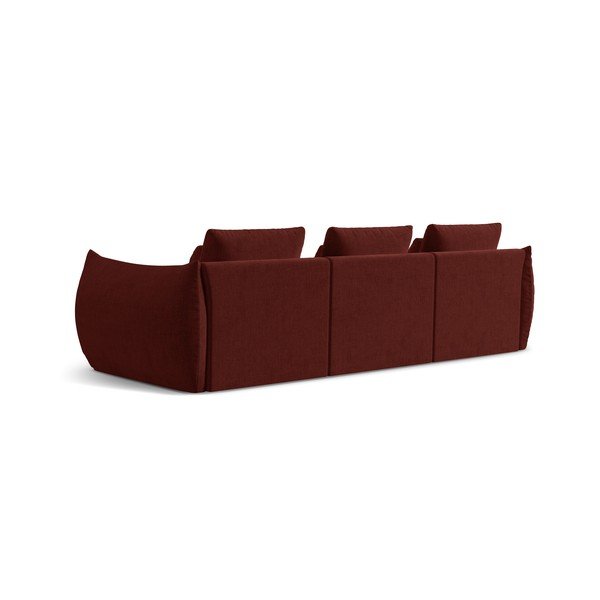 Divano rosso 332 cm Bloom - Micadoni Home-image-3
