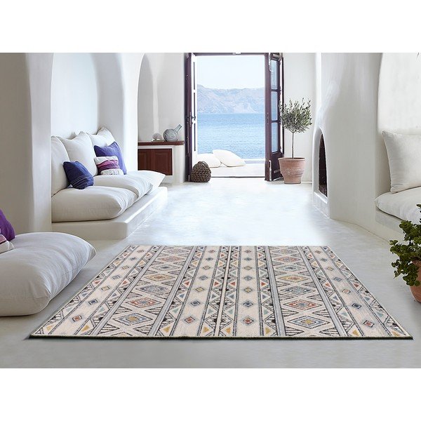 Tappeto beige 200x140 cm Mabel - Universal-image-1