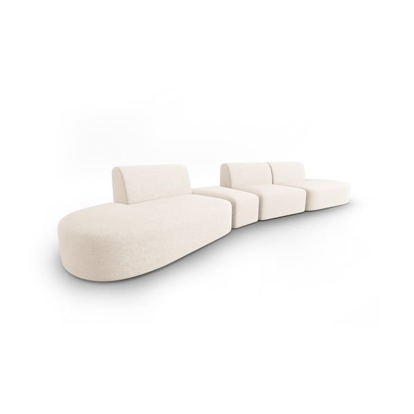 Divano beige 412 cm Shane - Micadoni Home-image-2