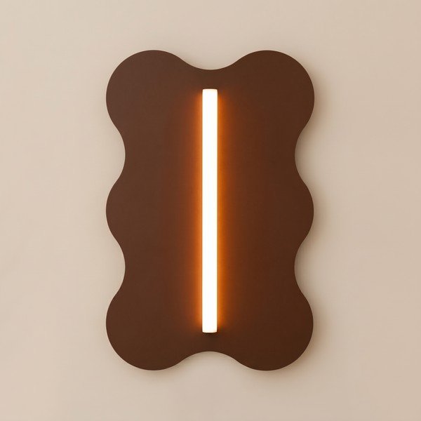 Lampada da parete marrone in metallo KLOVER – Thoro-image-3