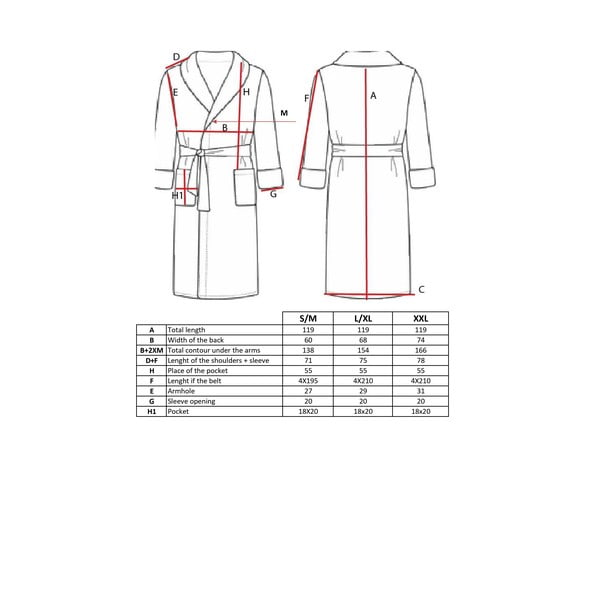 Accappatoio verde in cotone XXL Lindu – Tiseco Home Studio-image-4