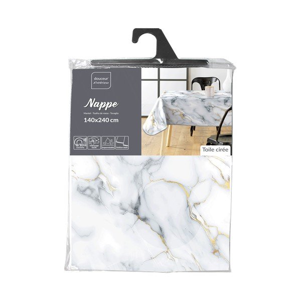 Tovaglia adatta per pulizia con panno umido 140x240 cm Marquina – douceur d'intérieur-image-4