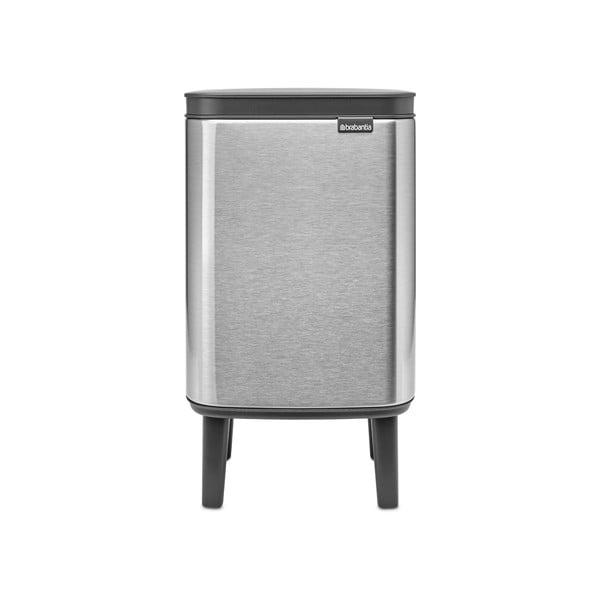 Cestino per la spazzatura color argento opaco in acciaio 4 l Bo Hi – Brabantia